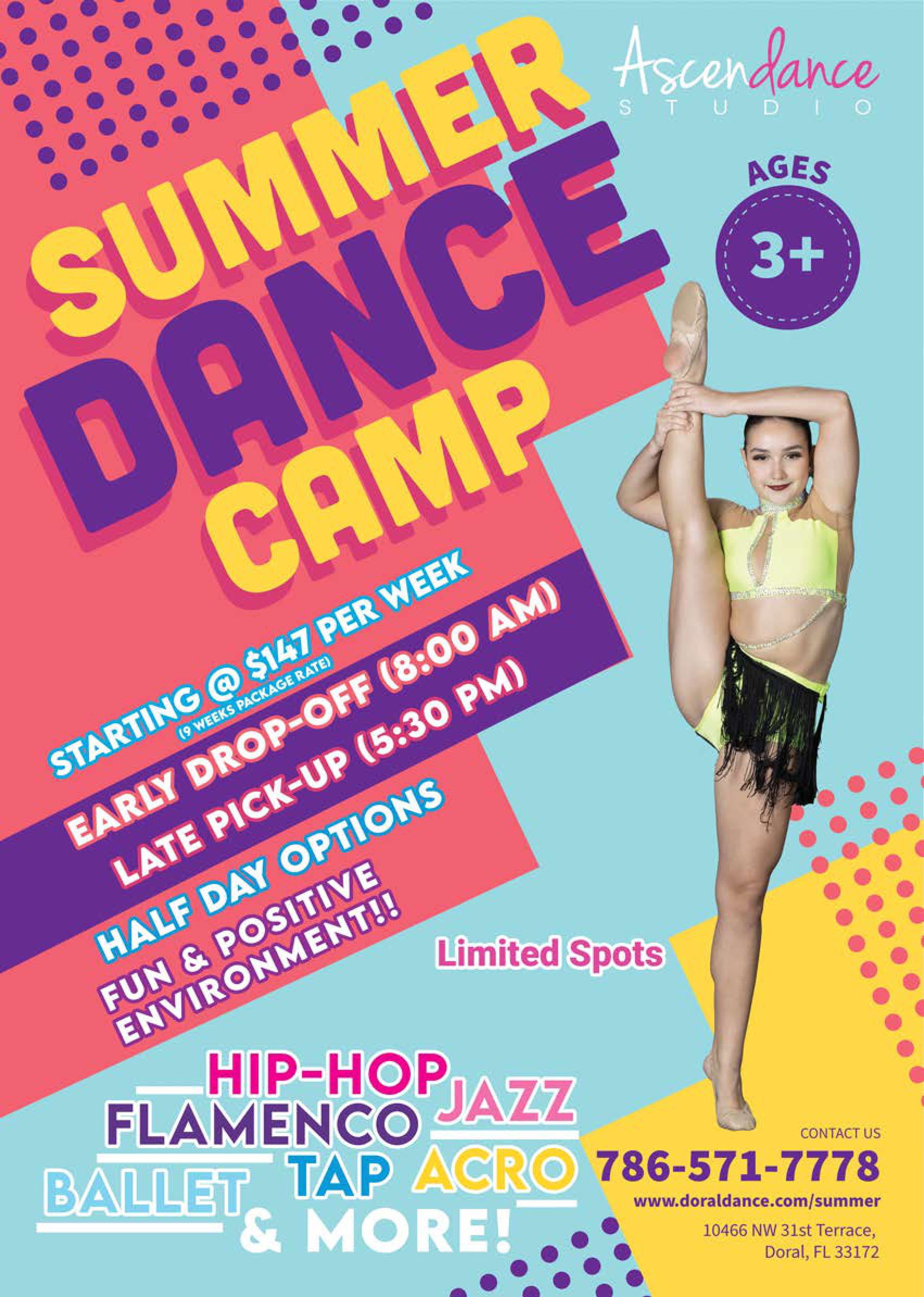 summer camp flyer