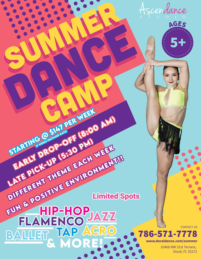 summer camp flyer