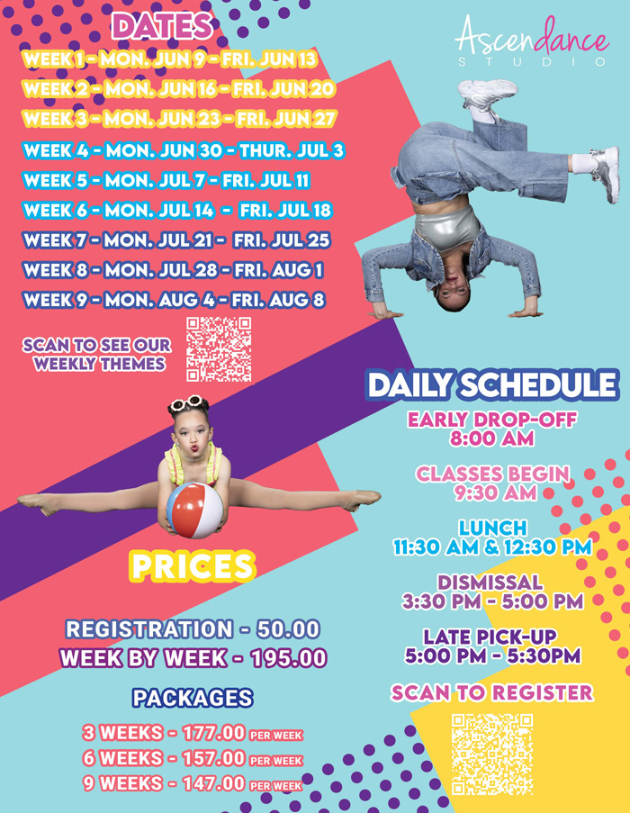 summer camp flyer