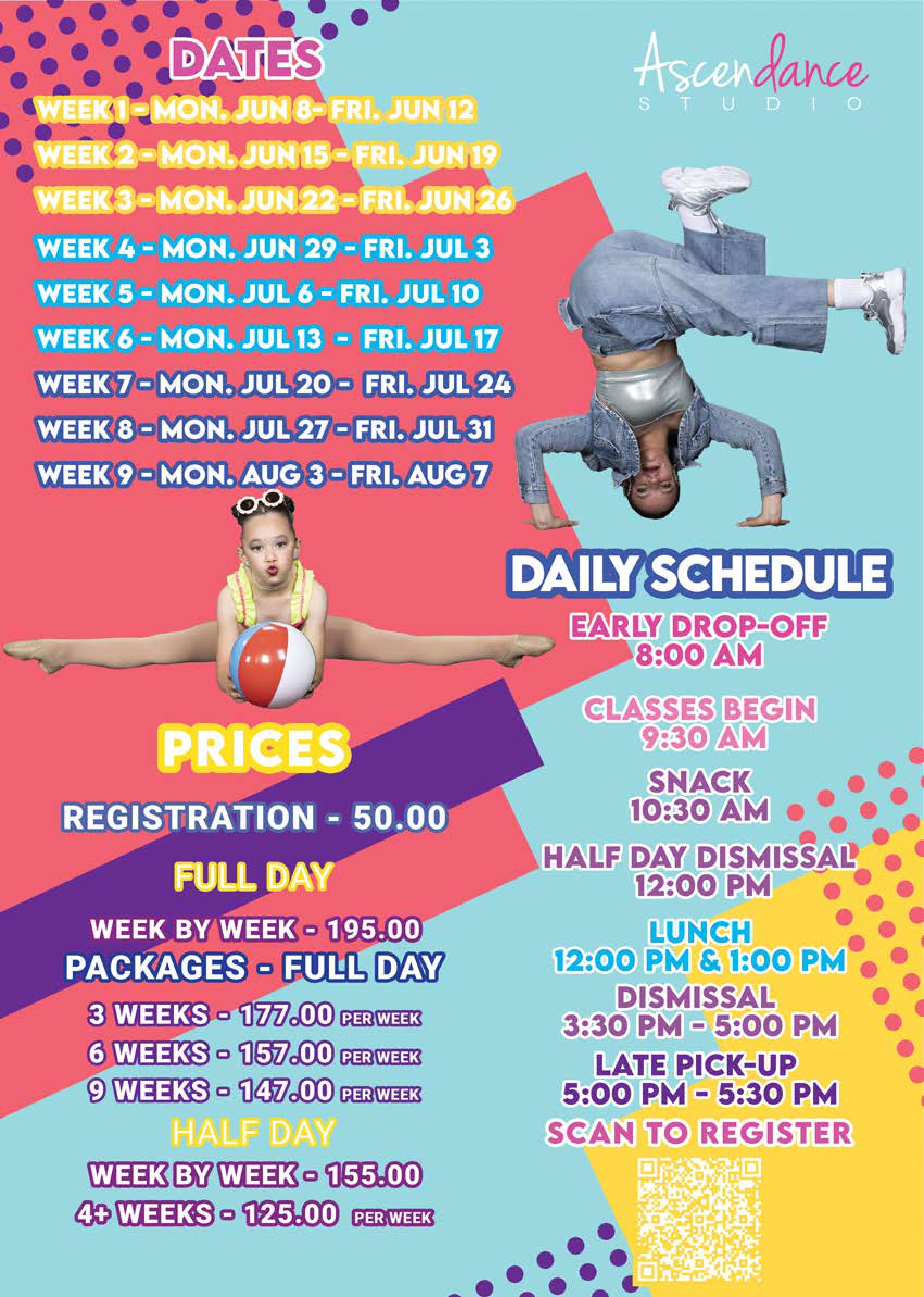 summer camp flyer